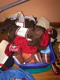 Tons of yarns and crafts
