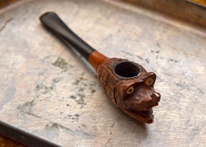 Wood Carved Pipe