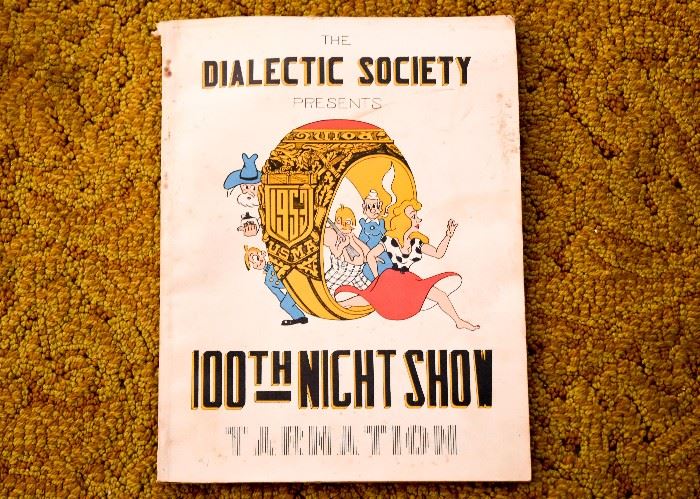 The Dialectic Society Theatre Program