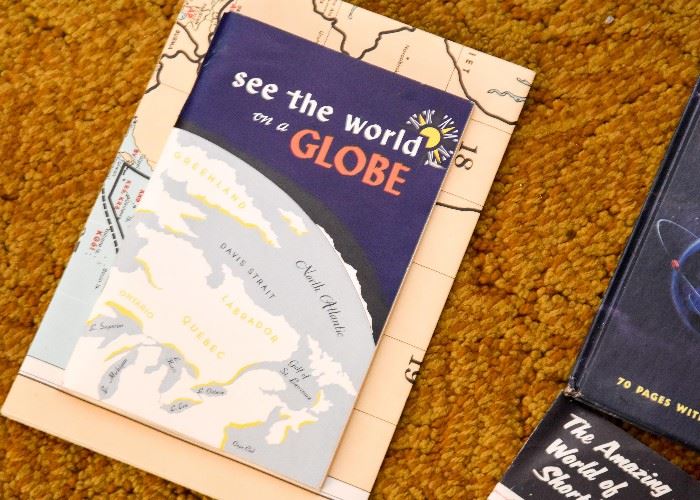 See the World on a Globe Pamplet & Map