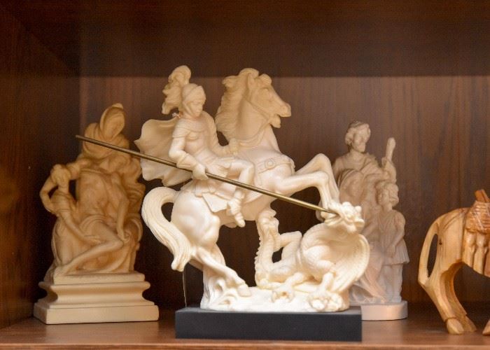 Italian Alabaster Statues / Figures