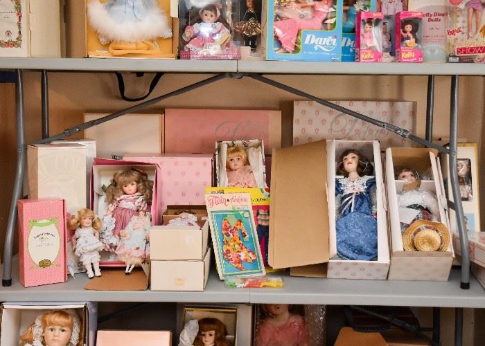 Collectible Dolls (Nearly all are NEW in the box!)