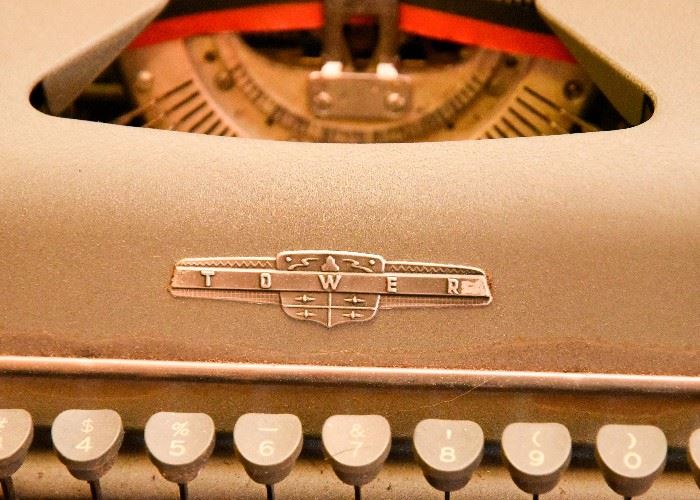Vintage Tower Portable Typewriter