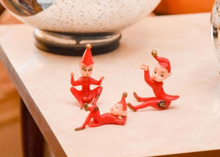 Vintage Miniature Christmas Elves