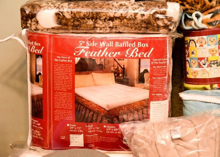 Full Size Feather Bed (still in original packaging)