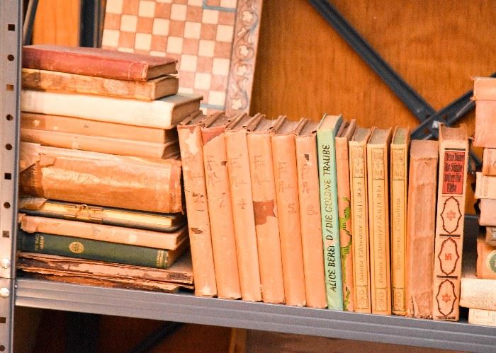 Vintage & Antique Books (many in German)