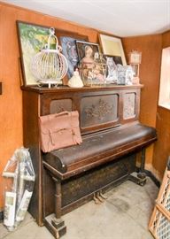 Vintage Upright Piano, Home Decor