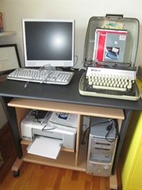 Computer peripherals and a nice compact computer desk