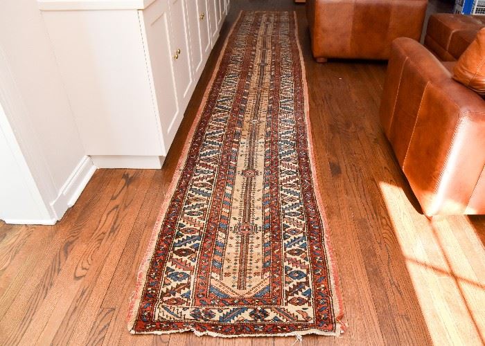 Persian Area Rug Runner (Approx. 192" L x 31.5" W)