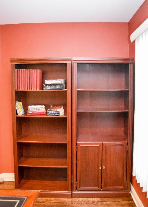 BUY IT NOW! Lot #110, Pair of Executive Office Bookshelves, $250