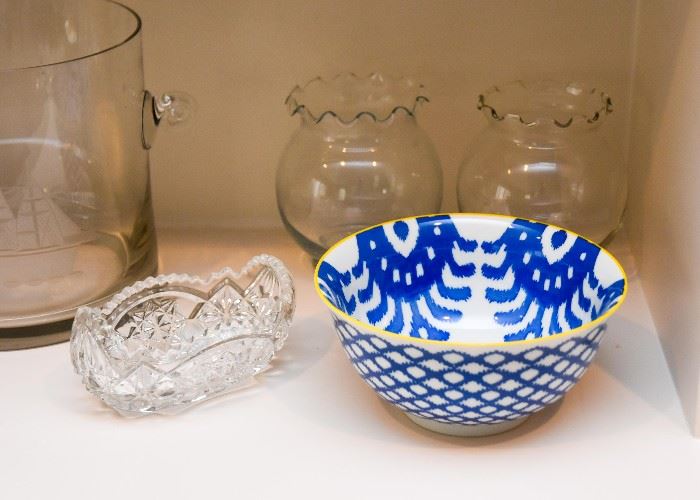 Glassware, Crystal, West Elm Bowl