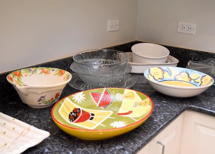 Ceramic & Glass Serving Bowls & Platters, Batter Bowl