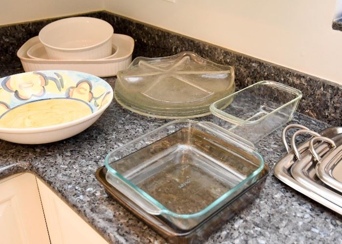 Glass Serving Platters / Plates, Baking Dishes