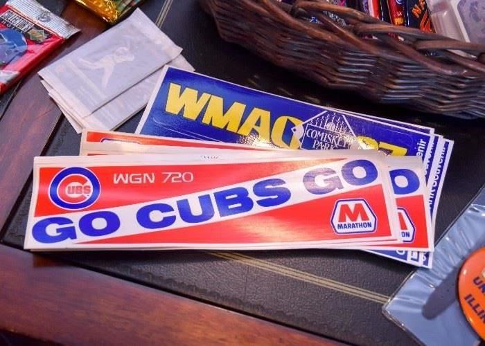 Chicago Cubs & White Sox Bumper Stickers