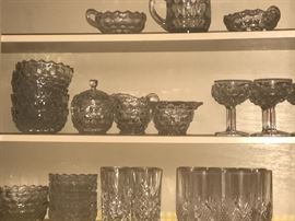 Lots of Fostoria American glass