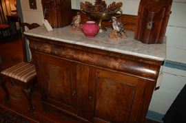 European sideboard made of Plum Pudding Mahogany