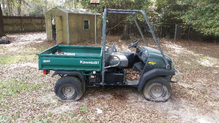 Kawasaki Mule, low hours but has been sitting for a long time