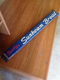 Vintage Sunbeam bread door sign