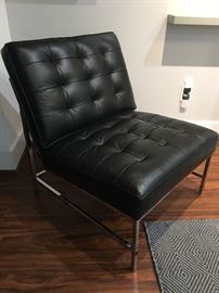 Mitchell Gold Leather Chair 