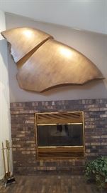 Large Wall art.  53" tall x 75" wide x 12" from wall.