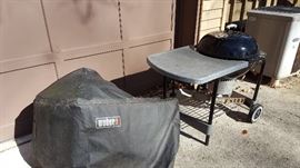 Weber kettle and table combo