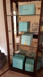 Tiffany glassware , basket.