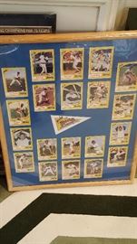 Yoohoo baseball card display.