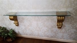 5  feet x 9" x  1/2" thick  glass