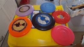 Vintage 1966 1980's Wham-O frisbees