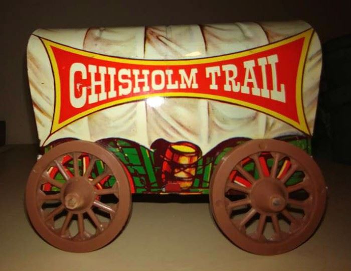 chisholm trail metal wagon