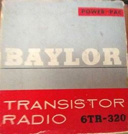 baylor transistor radio