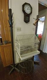 bird cage coat racks wire basket