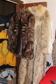 beautiful vintage fur coats, ceramic, tile fixtures