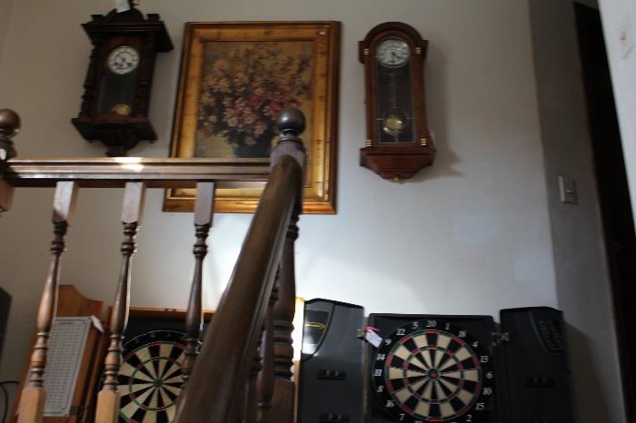 dart boards antique clocks