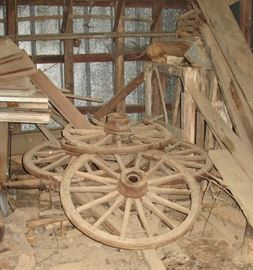 Wagon wheels and parts