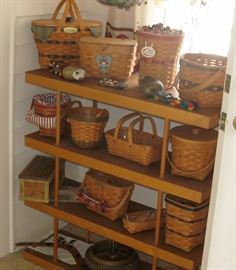 Many Longaberger baskets