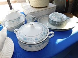 Noritake "Blue Hill,"  Pattern Number: 2482
Discontinued. Actual: 1973 - 1996 