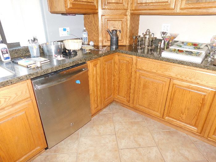 Kitchen cabinets and countertops will be sold