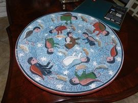 Salvador Vasquez Carmona Pottery plate