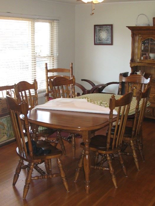 Dining Table with six chairs