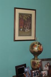 Bob Timberlake print & Gone with the Wind lamp