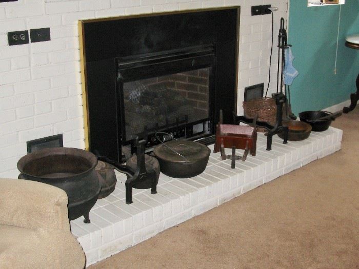 Nice selection of early cast iron