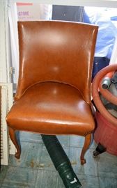 leather side chair