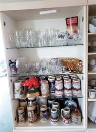 Budweiser mugs and steins