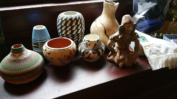 Southwest Native pots - Acoma etc...
