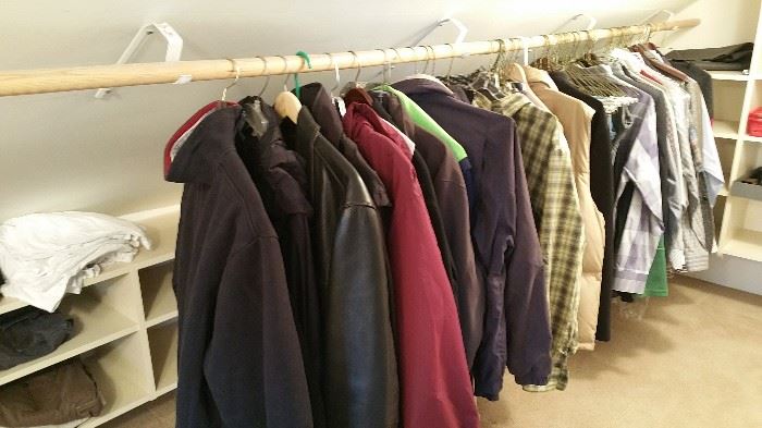 lots of top quality men's clothing - large size for fit man