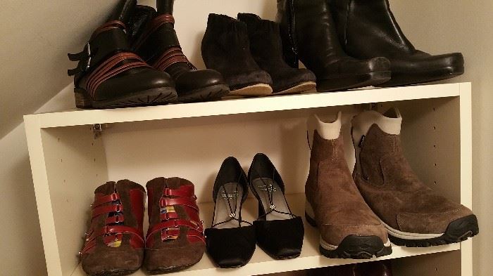 lots more shoes and boots - nice!