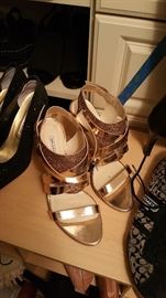 Vera Wang sparkly heels!