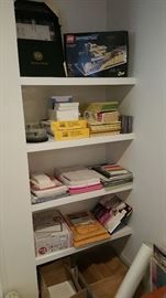 Tons of office supplies - paper, envelopes etc