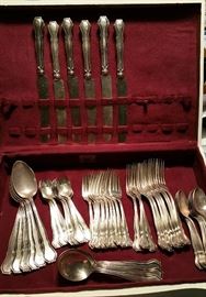 Wallace Sterling set - 68 pieces